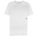 Moncler Logo Trimmed Pocket T-shirt White 001