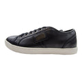 Dolce & Gabbana Round Toe Leather Sneaker Black/White