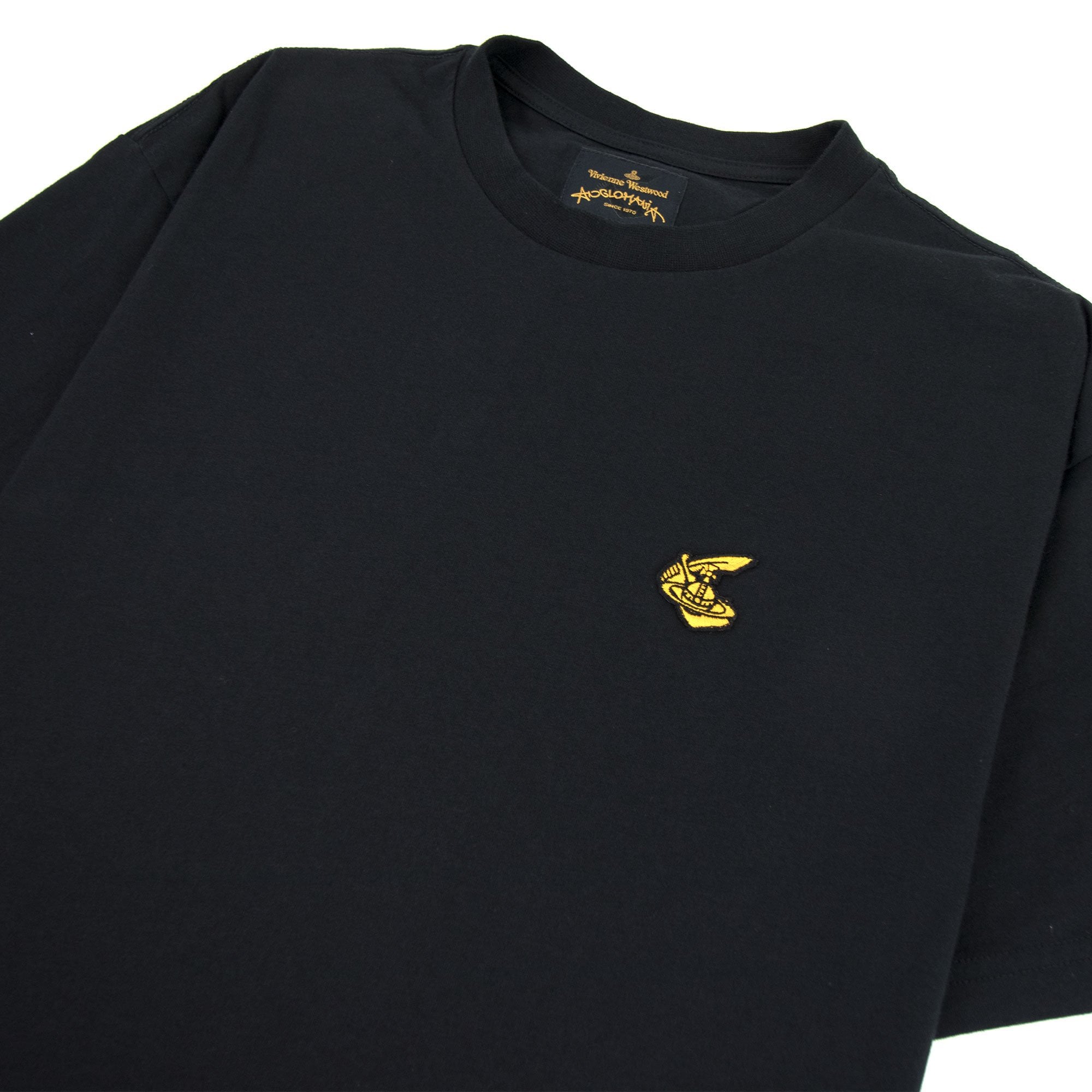 Vivienne Westwood Anglomania Embroidered Boxy T-shirt Black