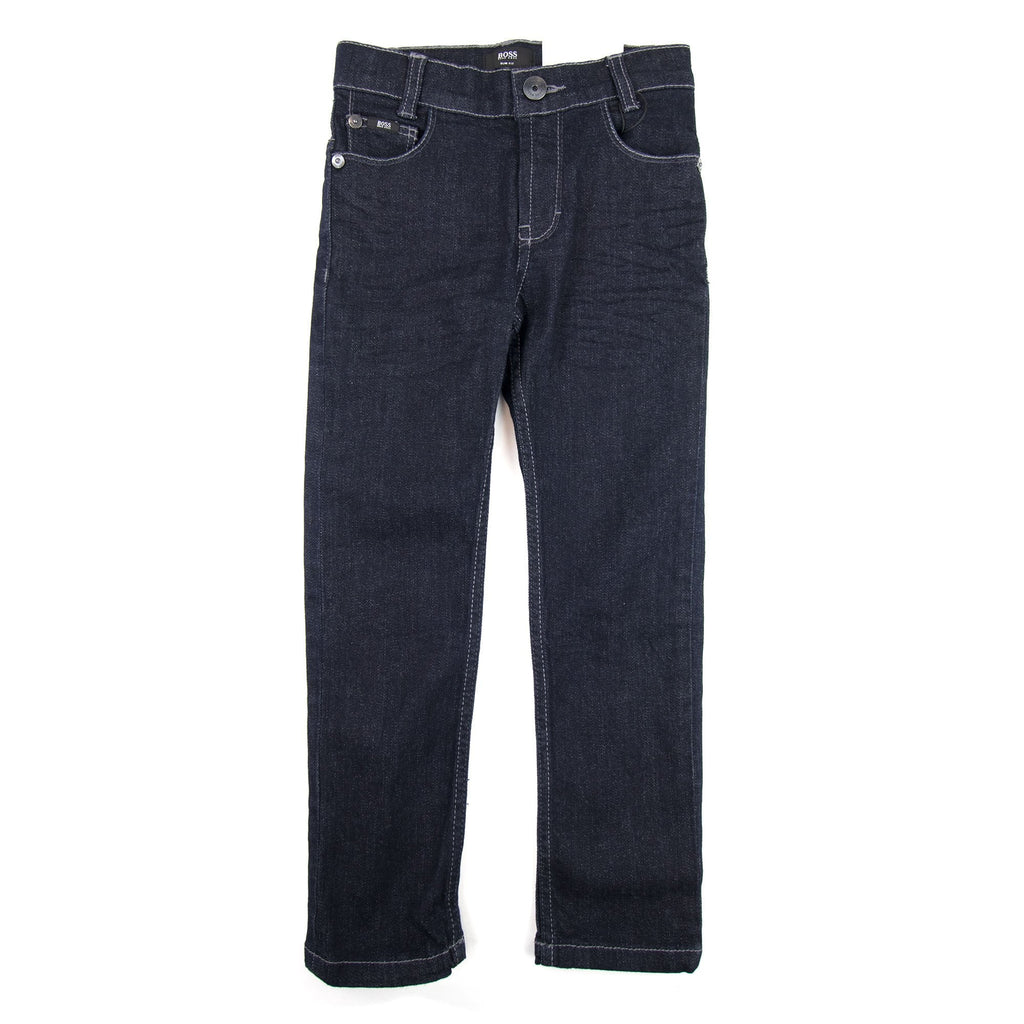 Hugo Boss Kids Raw Denim Slim Fit Jeans Denim