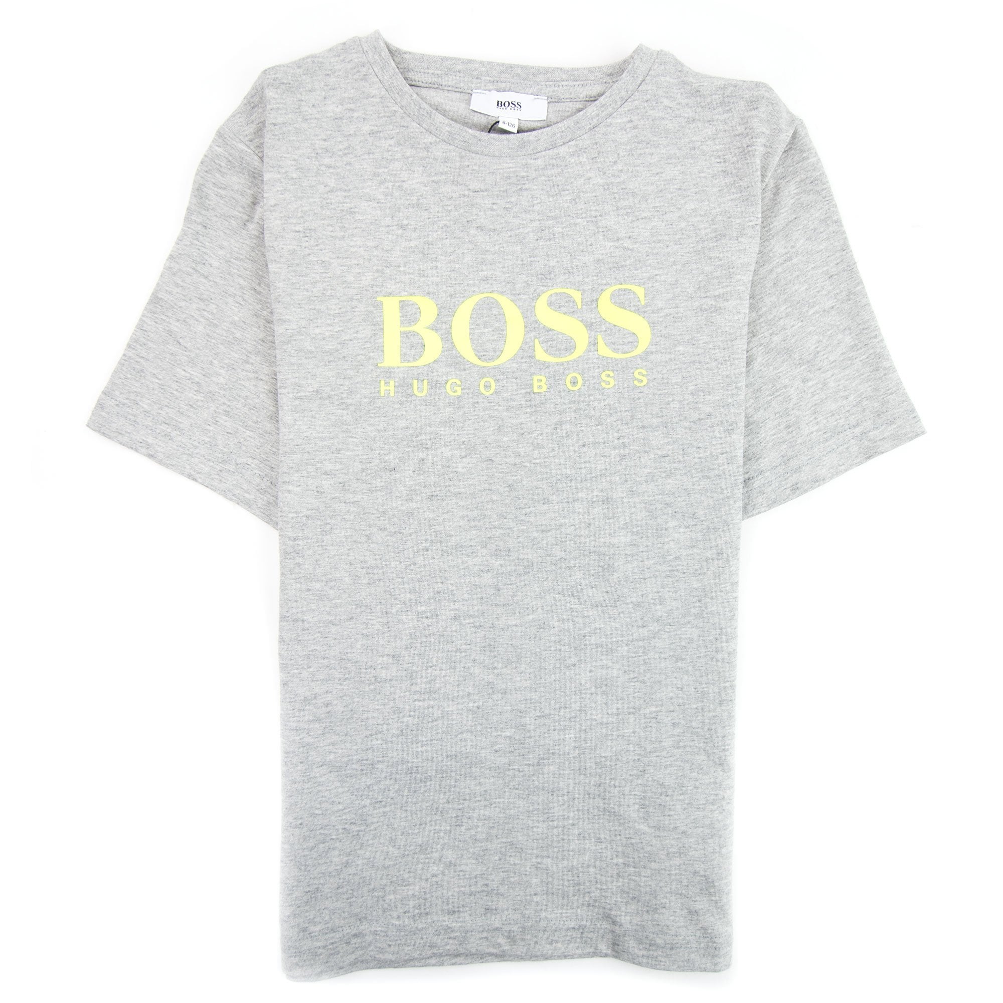Hugo Boss Kids Small Chest Logo T-shirt Grey/lime