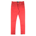 Love Moschino Metal Peace Logo Jeans Red