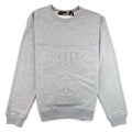 Love Moschino Embossed Peace Logo Sweatshirt Grey