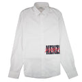 Kenzo Script Logo Long Sleeve Shirt White