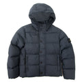 Stone Island Junior Garment Dyed Crinkle Reps Ny Down Jacket Navy Blue V0062