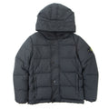 Stone Island Junior Garment Dyed Crinkle Reps Ny Down Jacket Black V0029