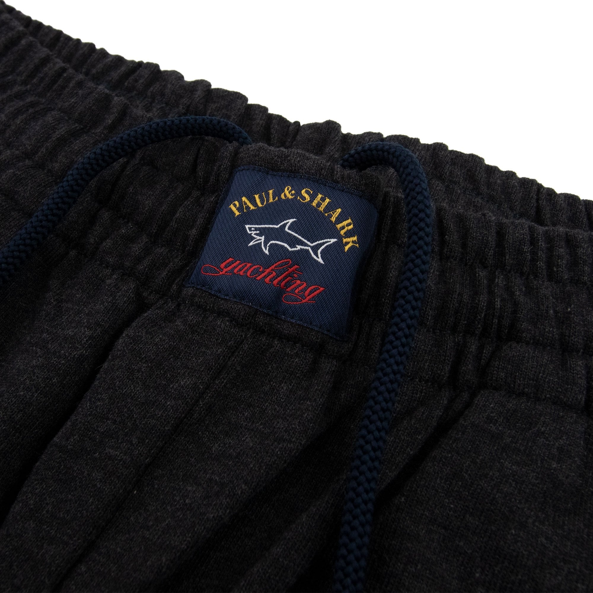 Paul And Shark Back Pocket Cuff Track Pants Dark Grey