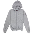 Paul And Shark Arm Patch Enclosed Zip Up Hoodie Light Grey