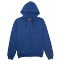 Paul And Shark Arm Patch Enclosed Zip Up Hoodie Royal Blue