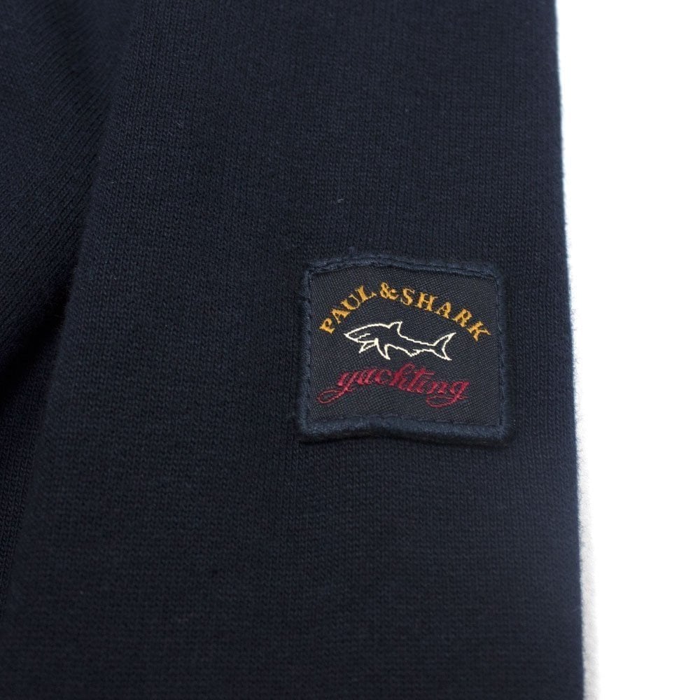 Paul And Shark Arm Patch Crewneck Sweatshirt Navy Blue