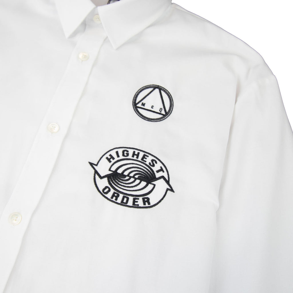 MCQ By Alexander McQueen Sheehan 20 Icon Sphere Shirt White