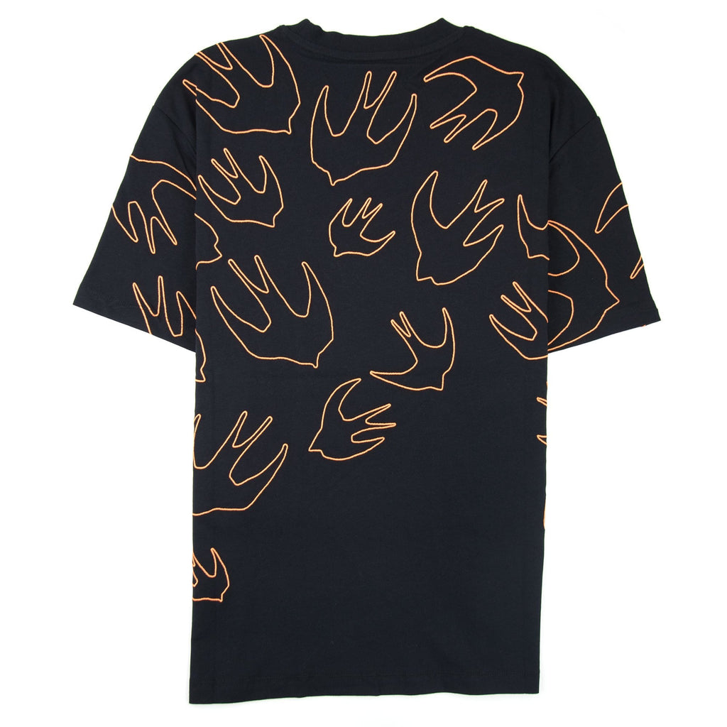 MCQ By Alexander McQueen Swallow Drop Shoulder T-shirt Black 1000