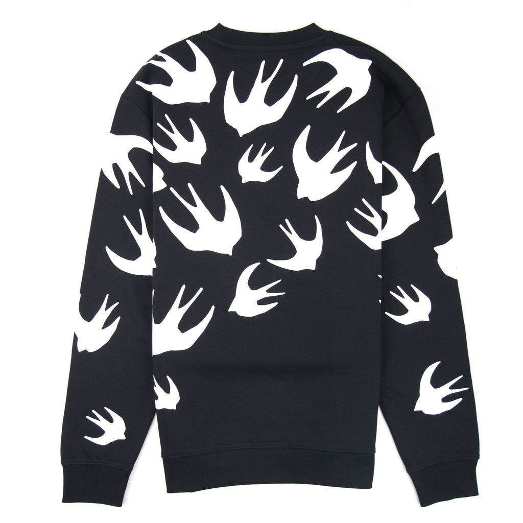 MCQ By Alexander McQueen Swallow Swarm Sweatshirt Black 1000