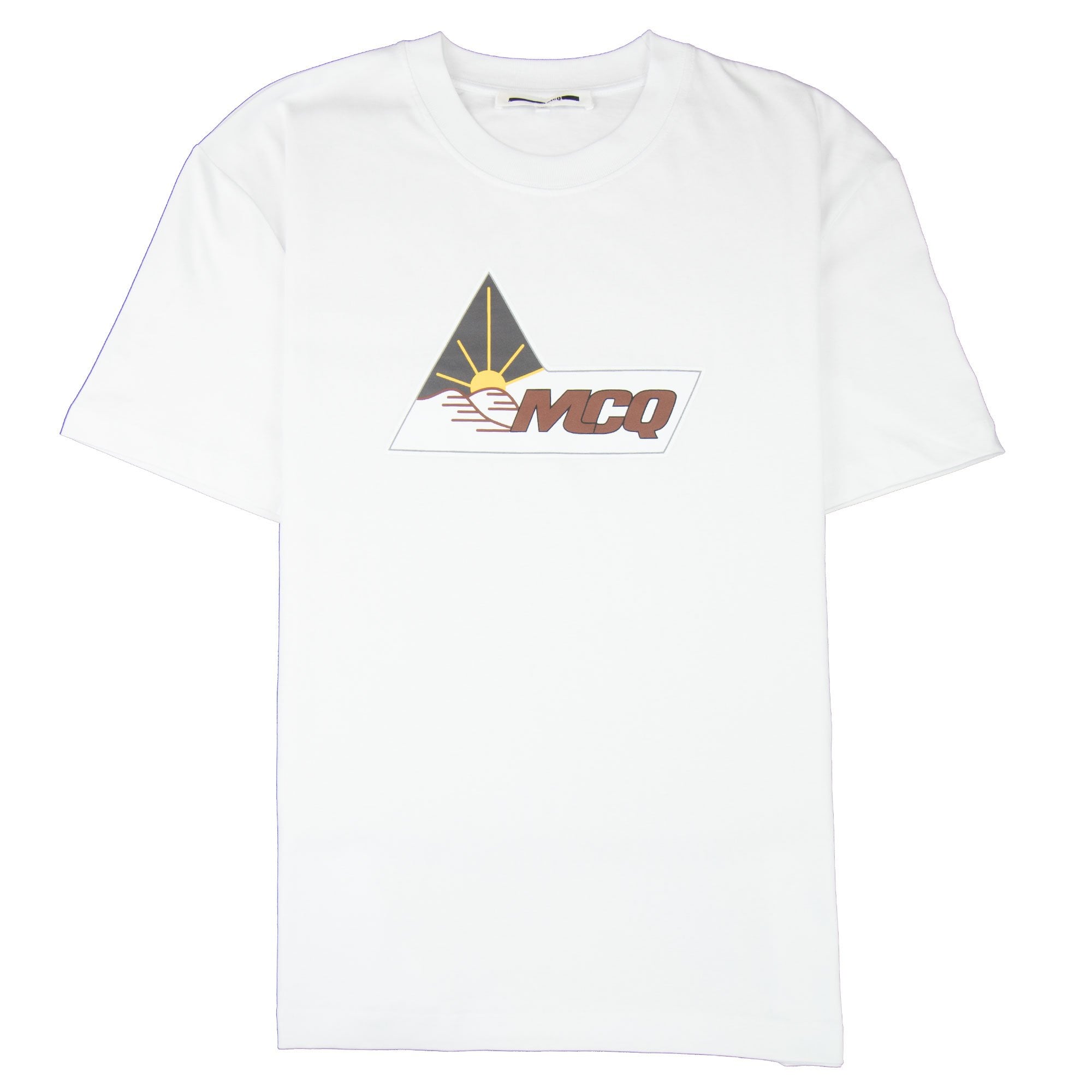 MCQ By Alexander McQueen Sun Logo T-shirt White 9000