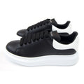 Alexander McQueen Exaggerated-sole Leather Sneakers 1070 Black/white