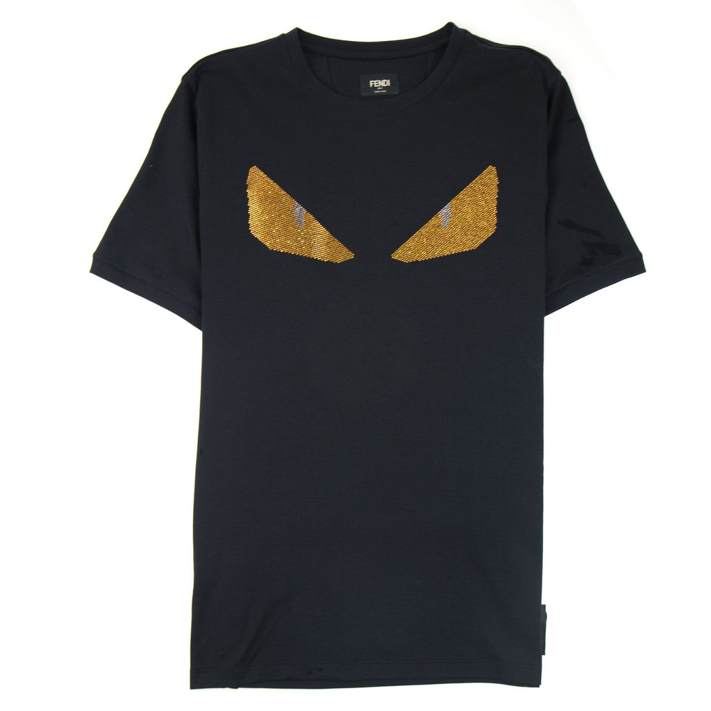 Fendi Diamante Bugs Eyes T-shirt Nero
