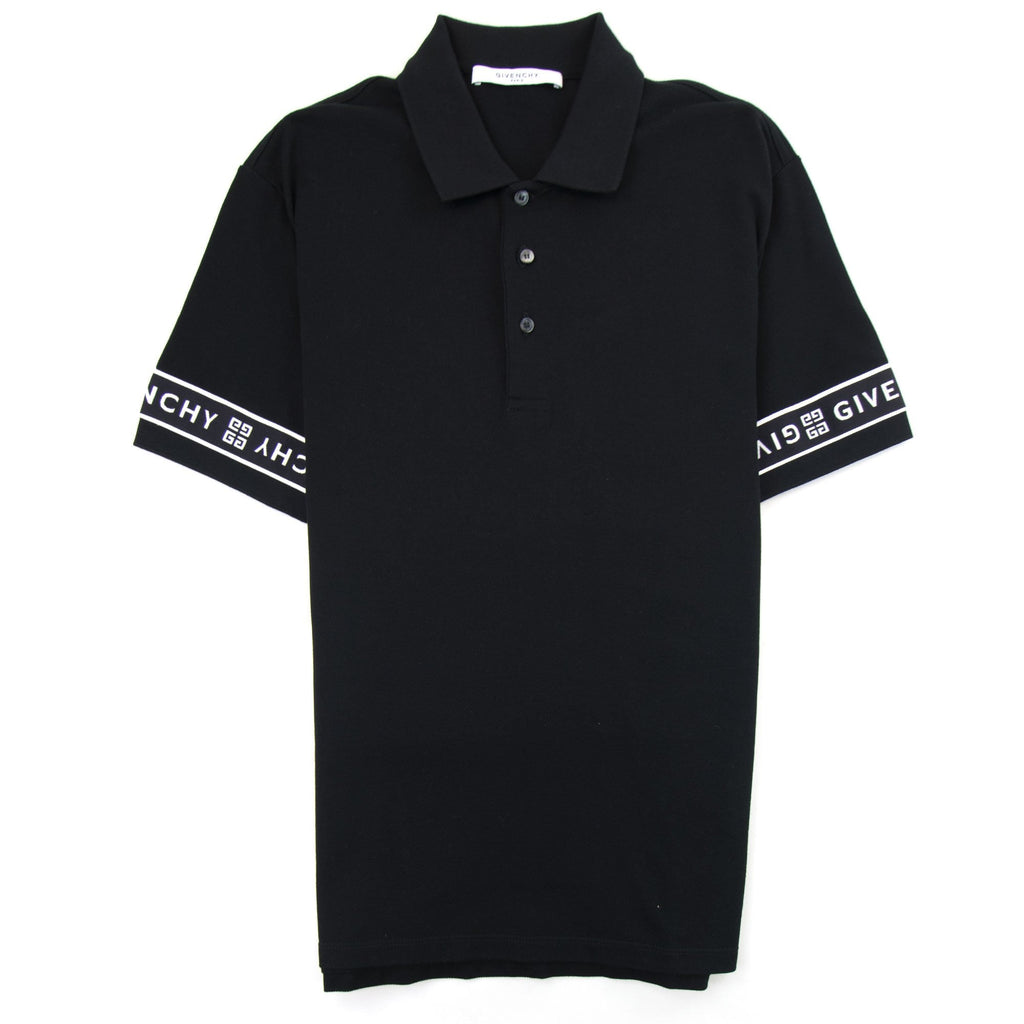 Givenchy 4G Band Slim Fit Polo Black