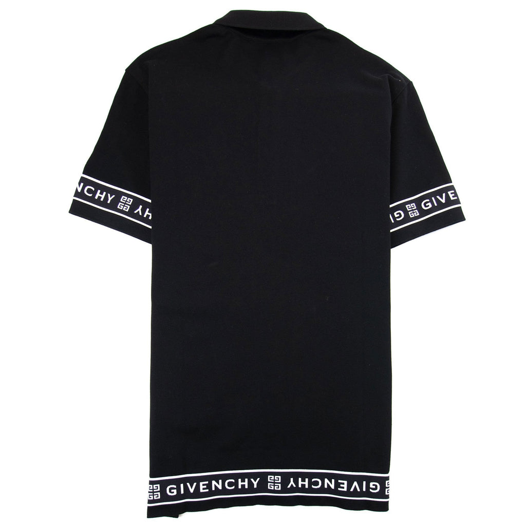 Givenchy 4G Band Slim Fit Polo Black