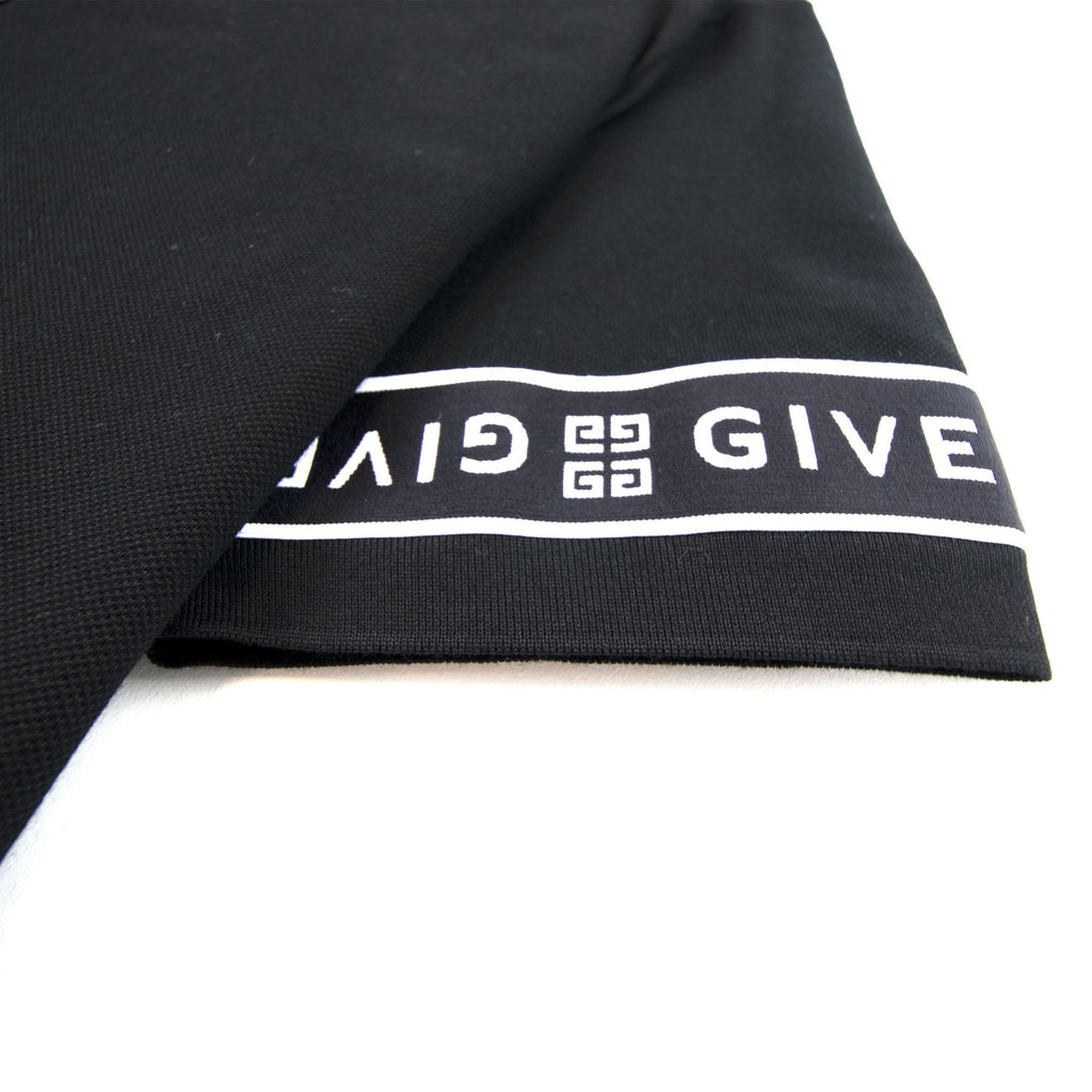 Givenchy 4G Band Slim Fit Polo Black