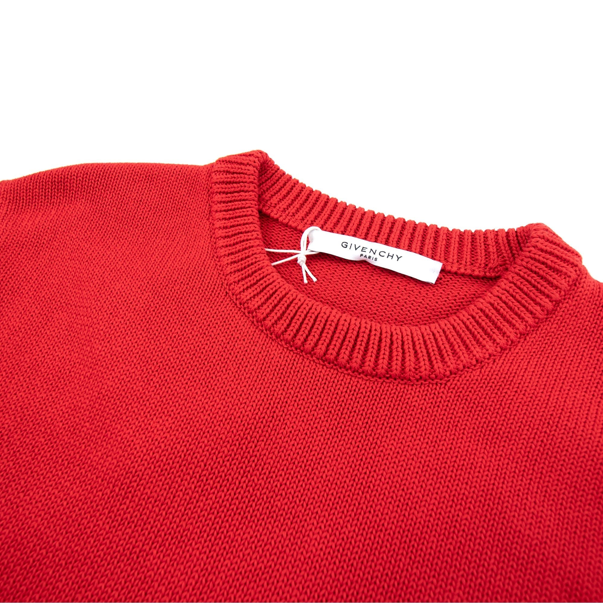 Givenchy Reverse Logo Sweater Red/white