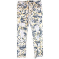 Versace Jeans Couture Logo Baroque Print Skinny Fit Jeans Black
