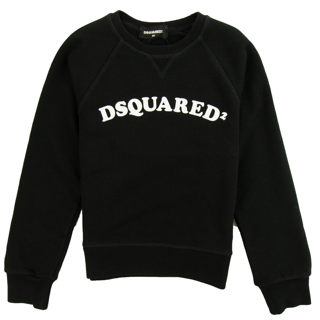 Dsquared2 Kids Arch Logo Crewneck Sweatshirt Black