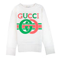 Gucci Junior Interlocking G Sweatshirt Off White