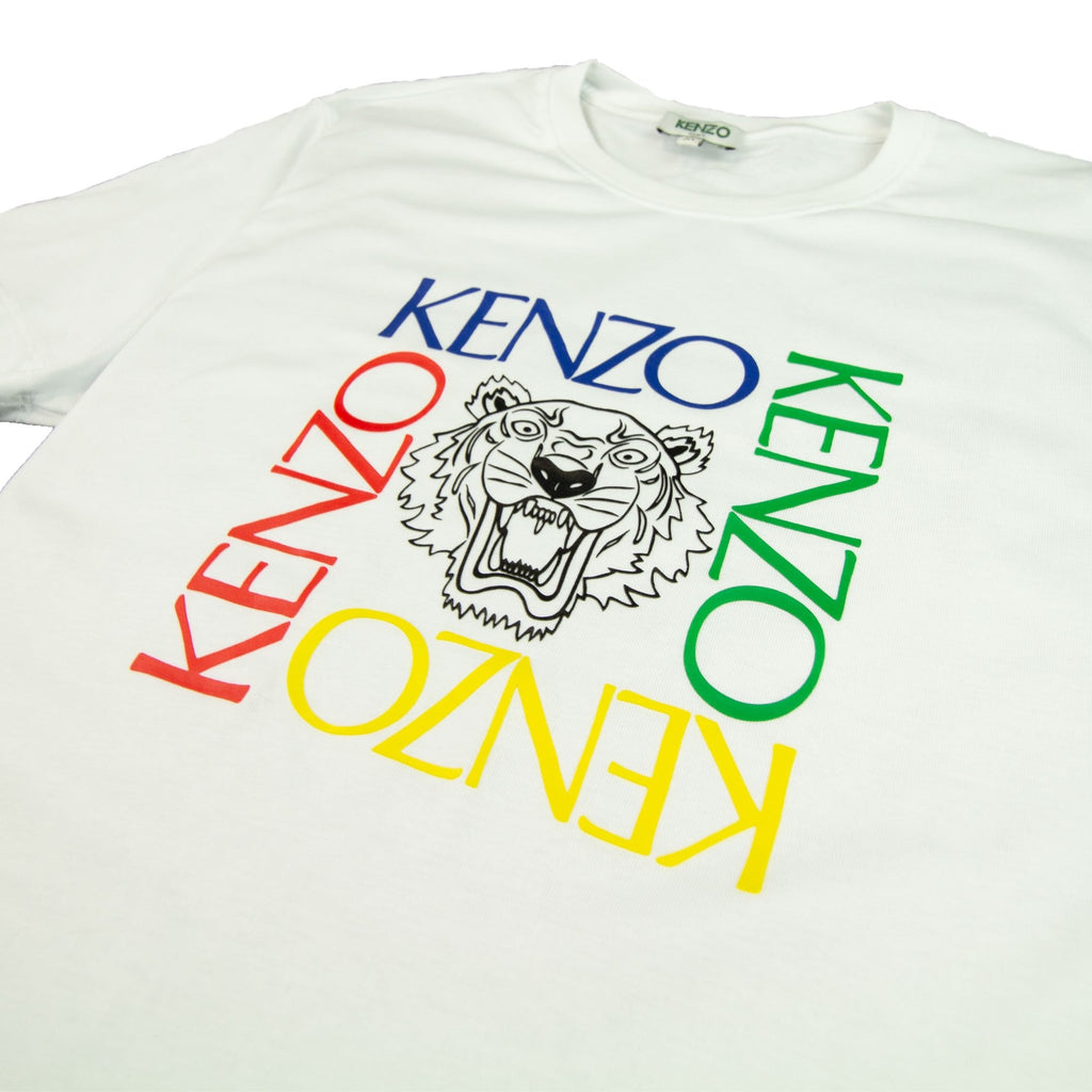 Kenzo Tiger Square T-shirt White