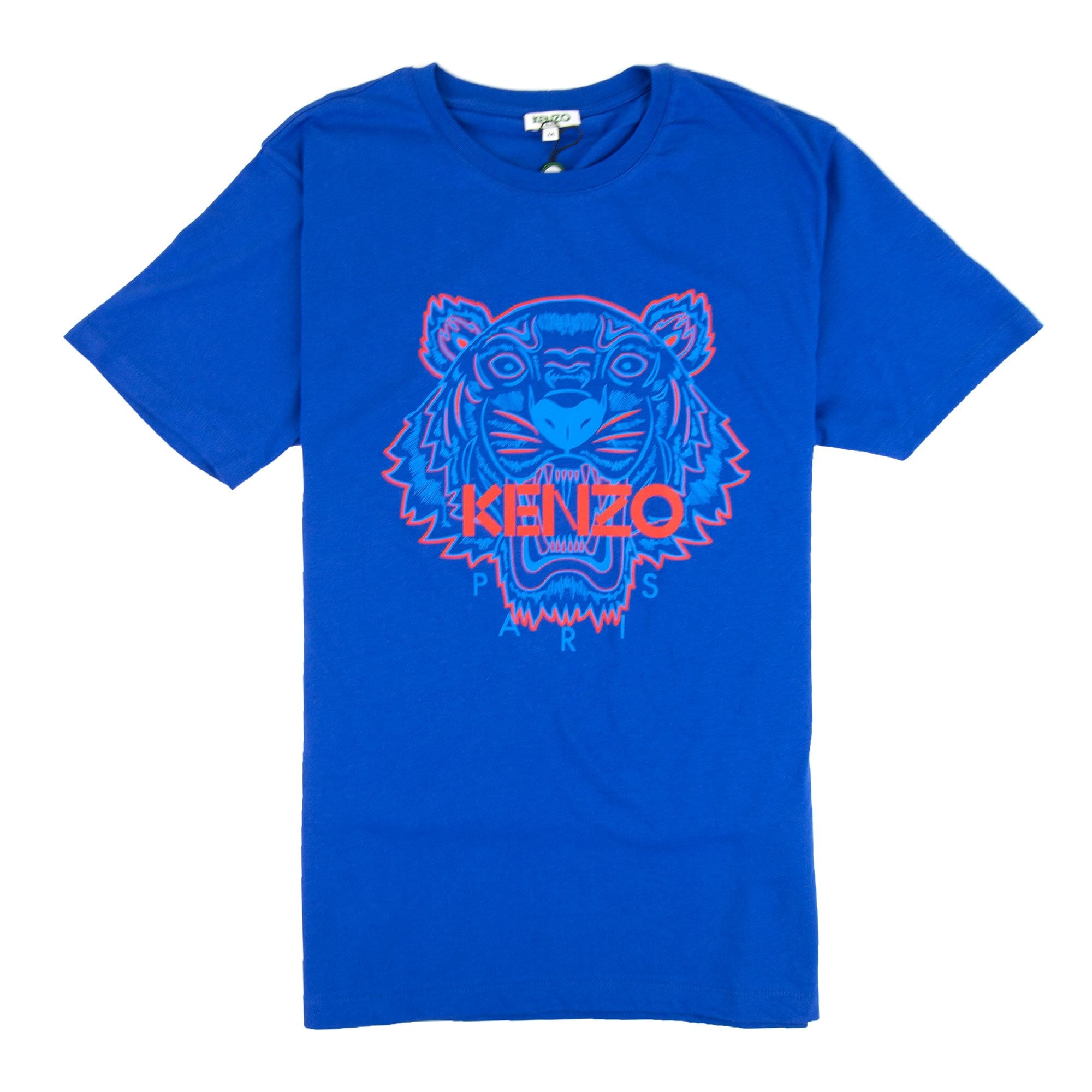 Kenzo Two-tone Tiger T-shirt Blue
