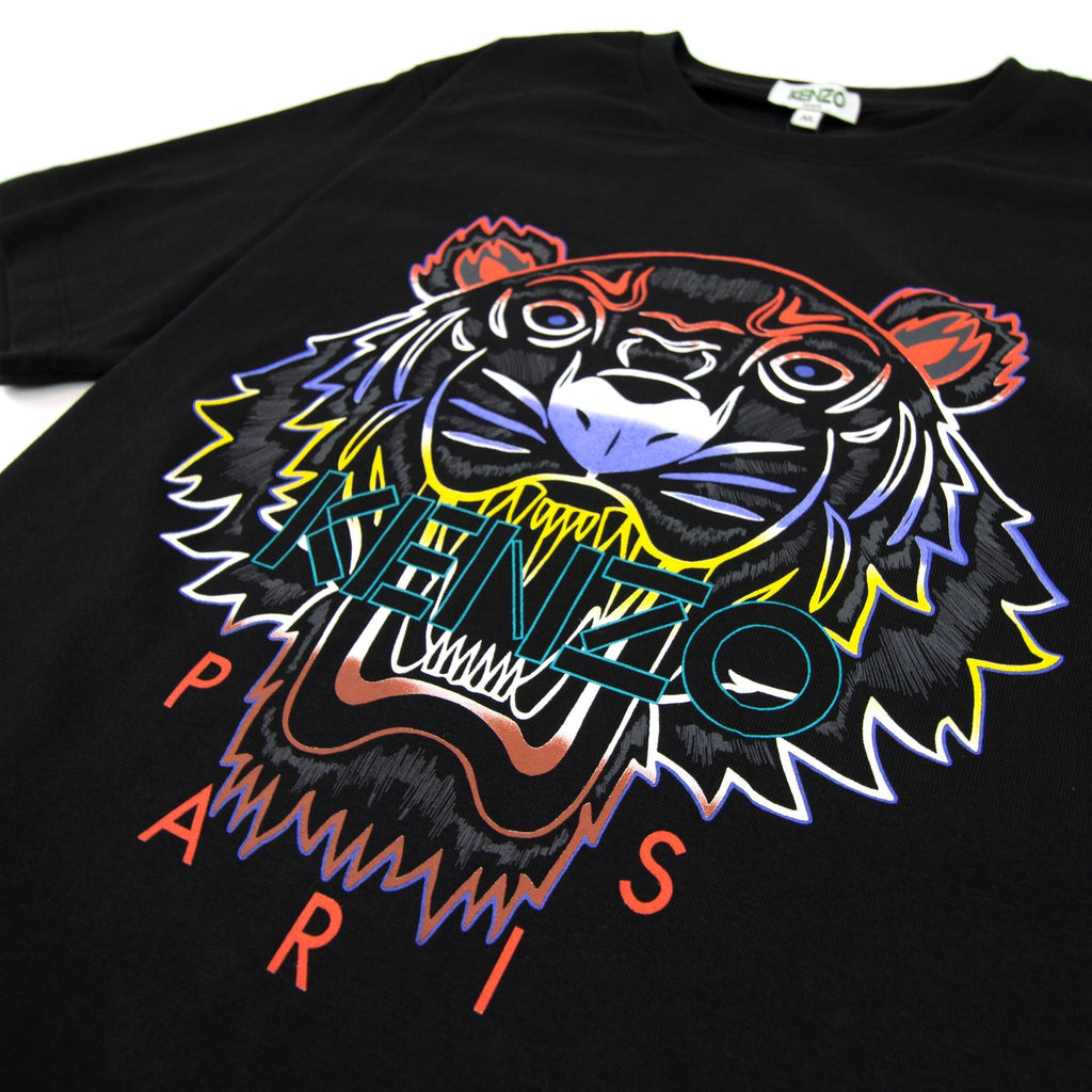 Kenzo Gradient Tiger T-shirt Black