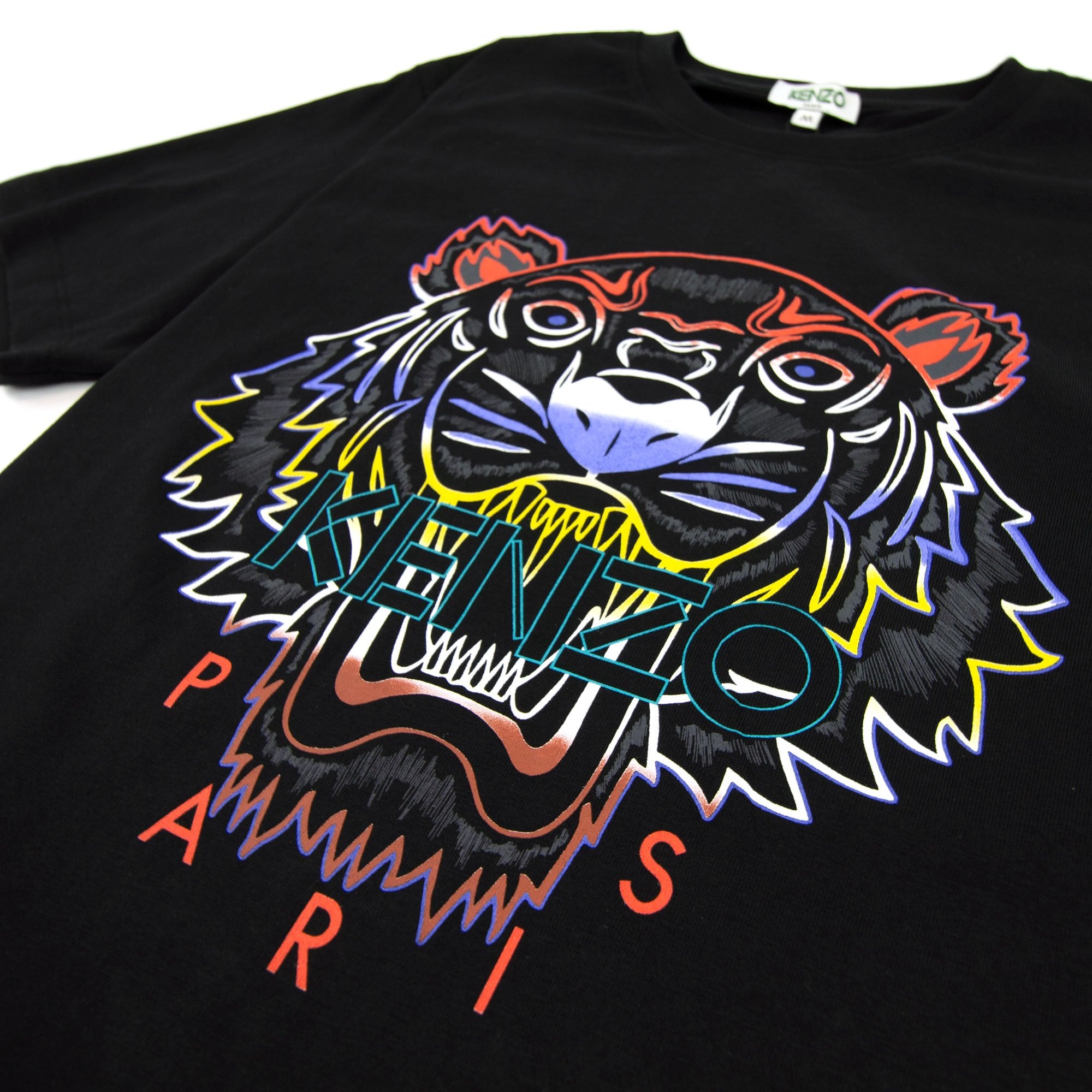 Kenzo Gradient Tiger T-shirt Black