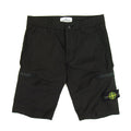 Stone Island Junior Cargo Shorts Black VOO29