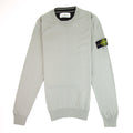 Stone Island Junior Crew Neck Knit Jumper Grey V0060