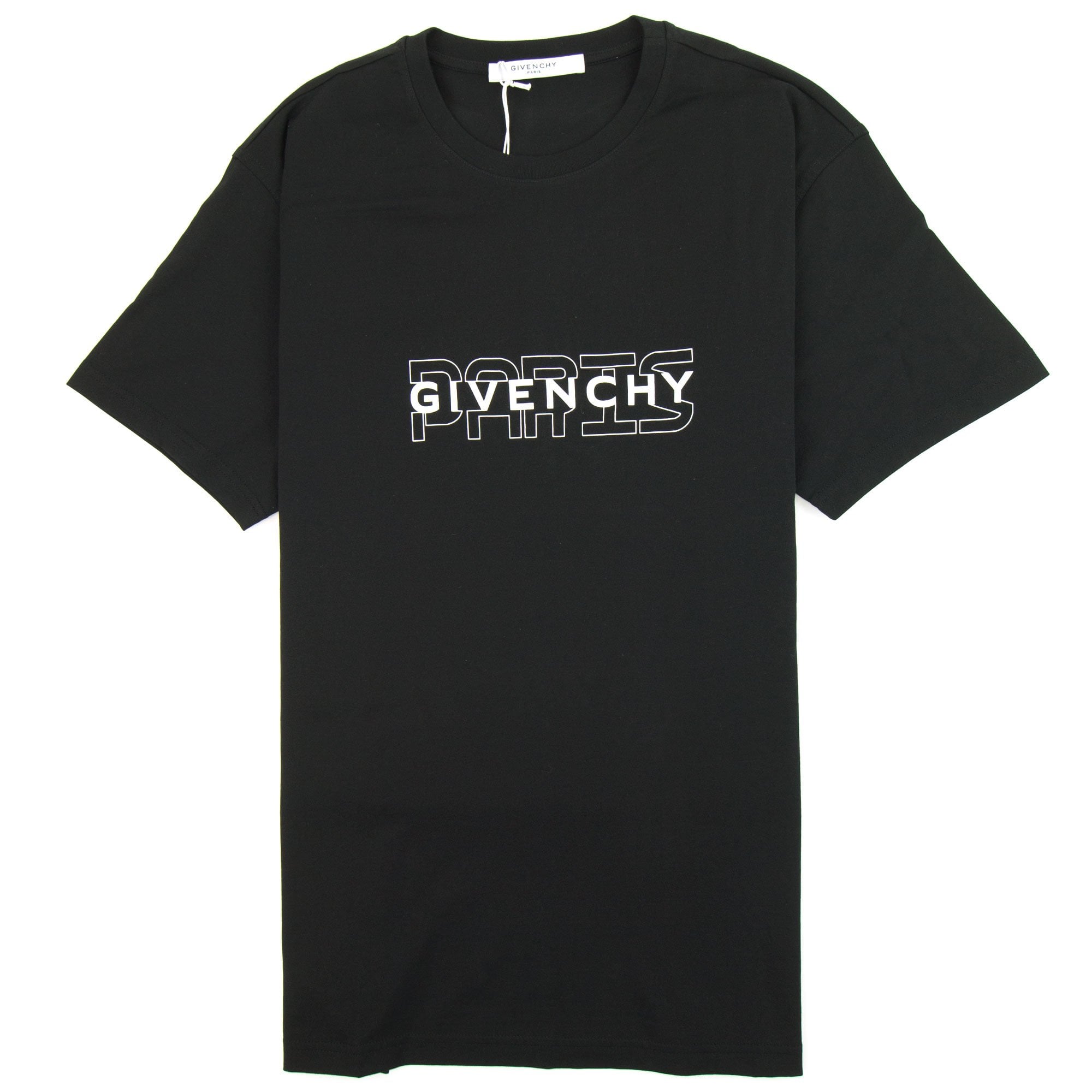 GIVENCHY PARIS Tシャツ ブラック Givenchy Paris Printed T-shirt Black | ONU – Onu