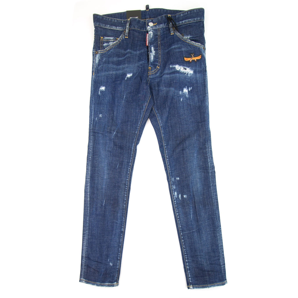 Dsquared2 Canoe Run Dan Jeans Blue 470