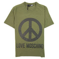 Love Moschino Peace T-shirt Khaki/Black