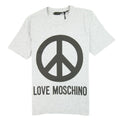 Love Moschino Peace T-shirt Grey/Black