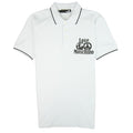 Love Moschino World Peace Polo Shirt White