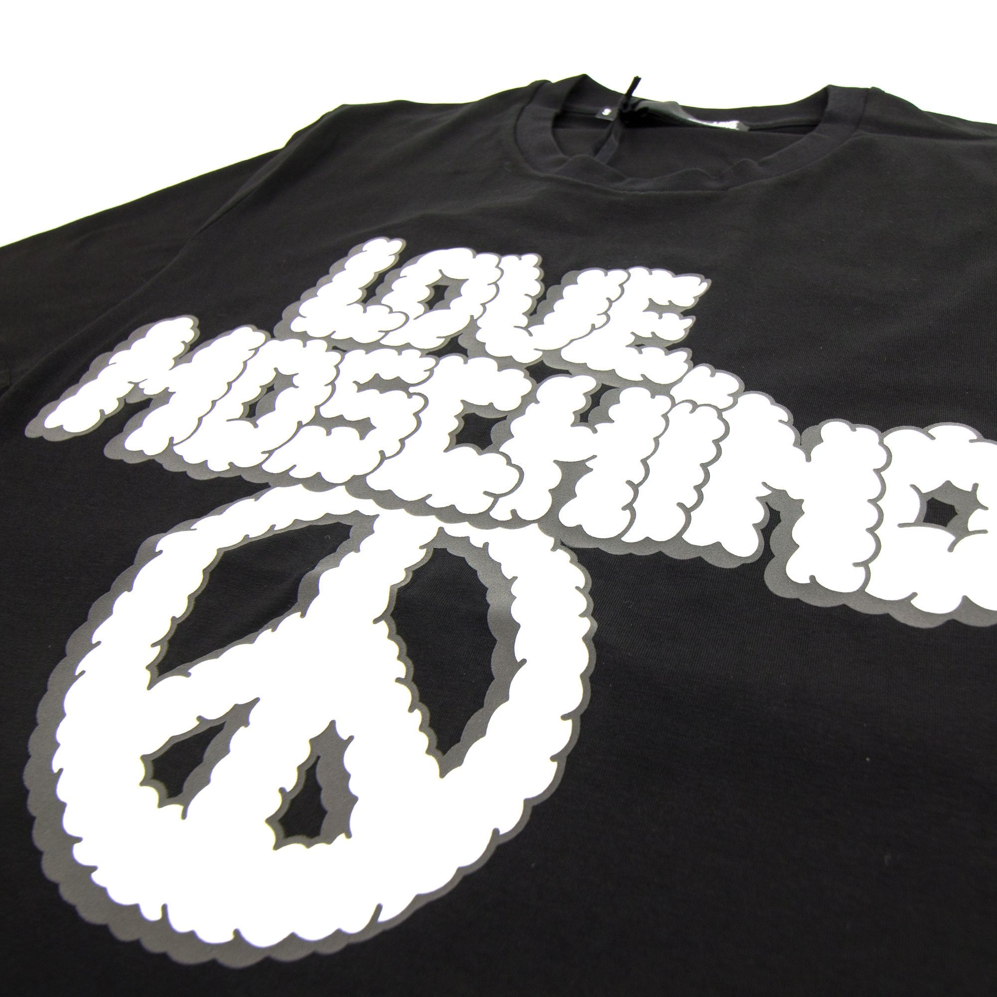 Love Moschino Love Clouds T Shirt Black/white