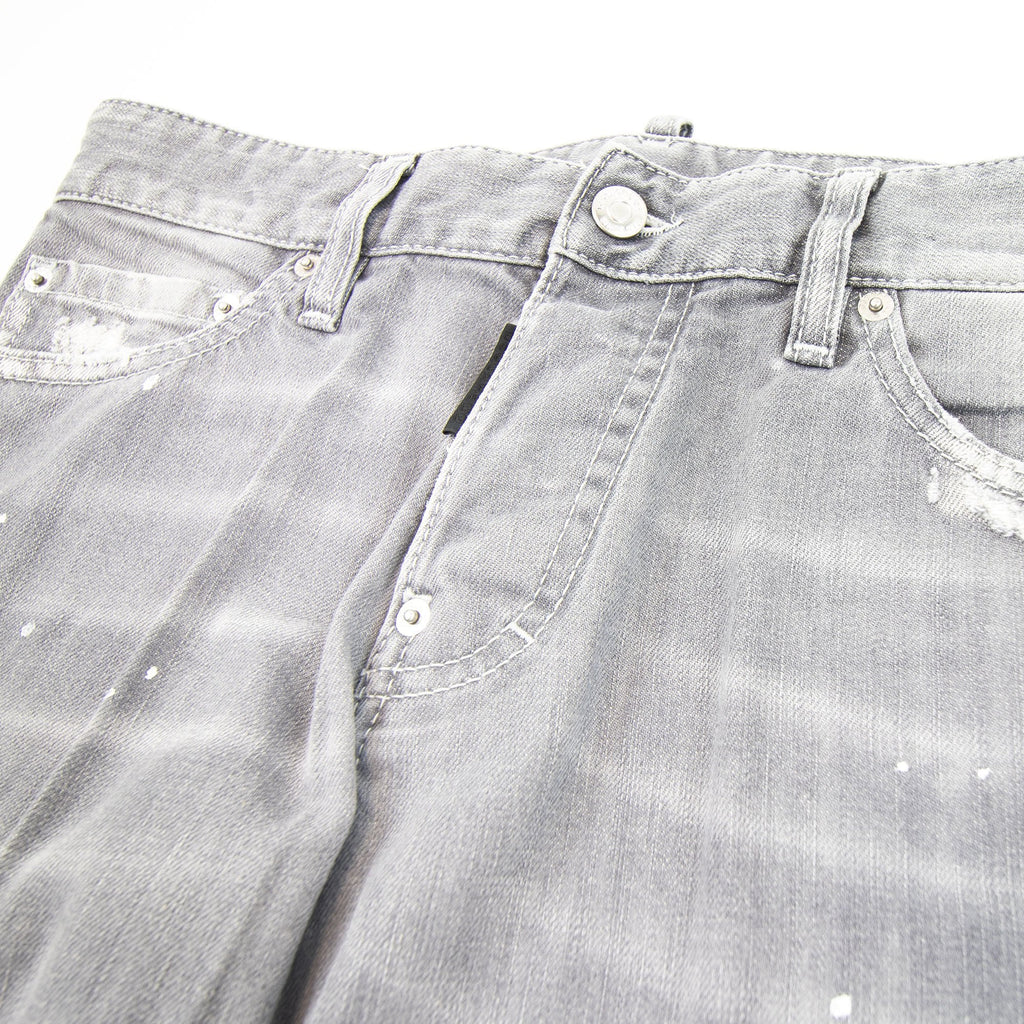 Dsquared2 Grey Denim Slim Jeans Grey