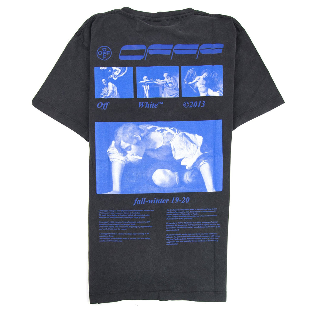 Off White Hardcore Caravaggio Jersey T-shirt Black/blue