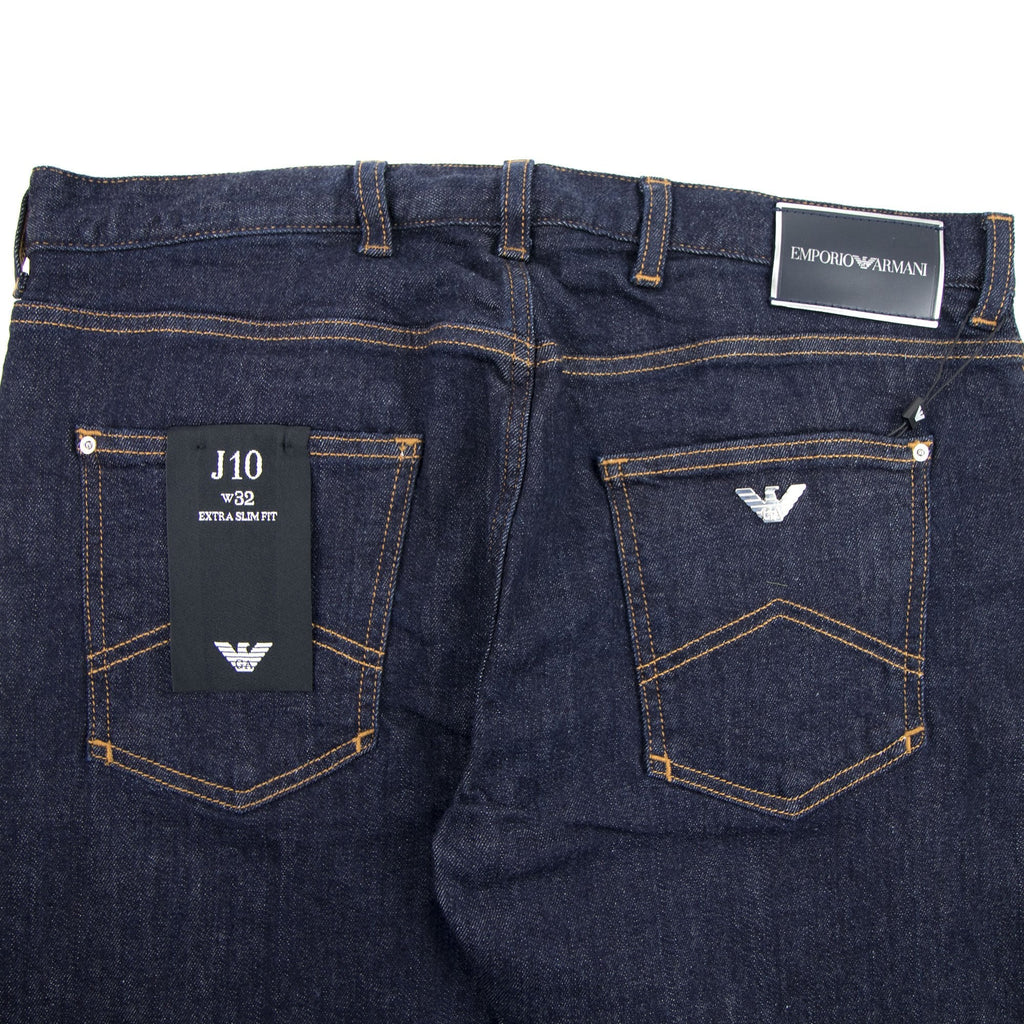 Emporio Armani J10 Extra Slim Fit Jeans 0941 Dark Blue
