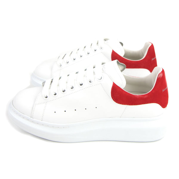 小物 ALEXANDER MCQUEEN Alexander Mcqueen Exaggerated-sole Leather Sneakers White/red