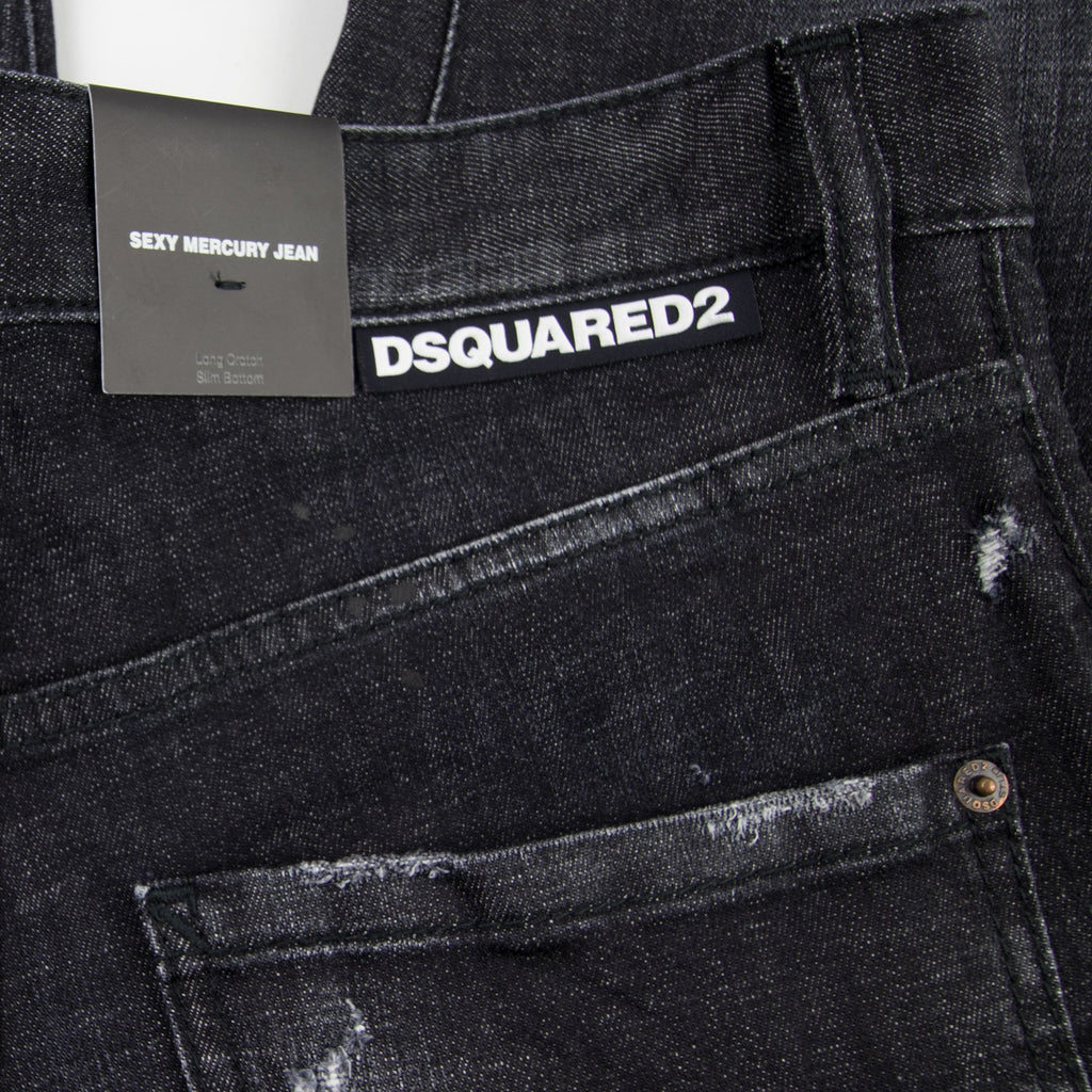 Dsquared2 Distressed Sexy Mercury Jean Black 900