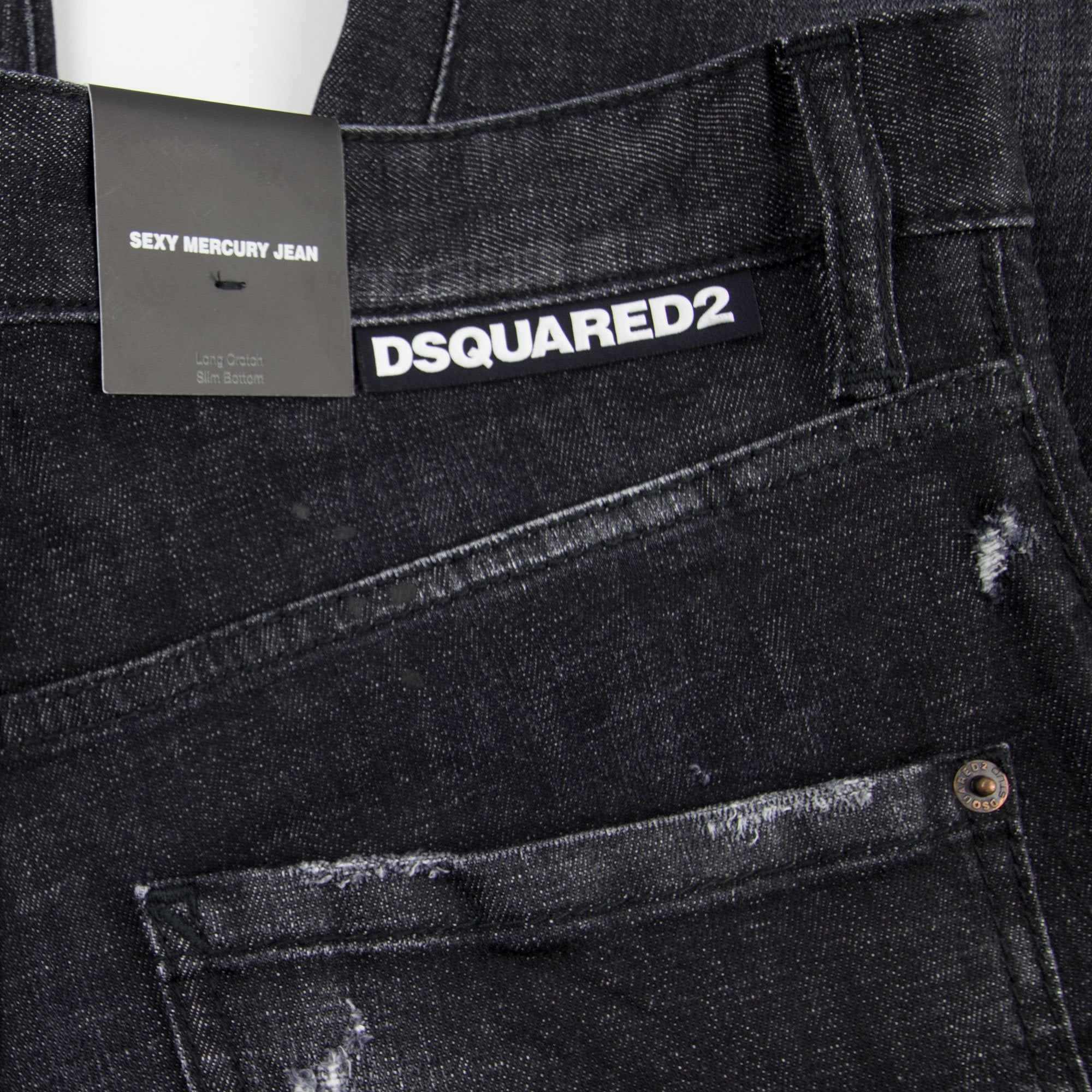 Dsquared2 Distressed Sexy Mercury Jean Black 900