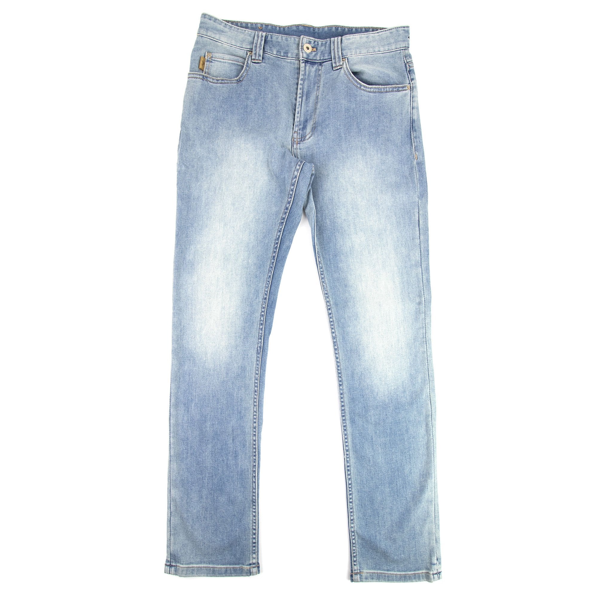 Emporio Armani J15 Regular Fit Washed Denim Jean 0943 Denim Blue