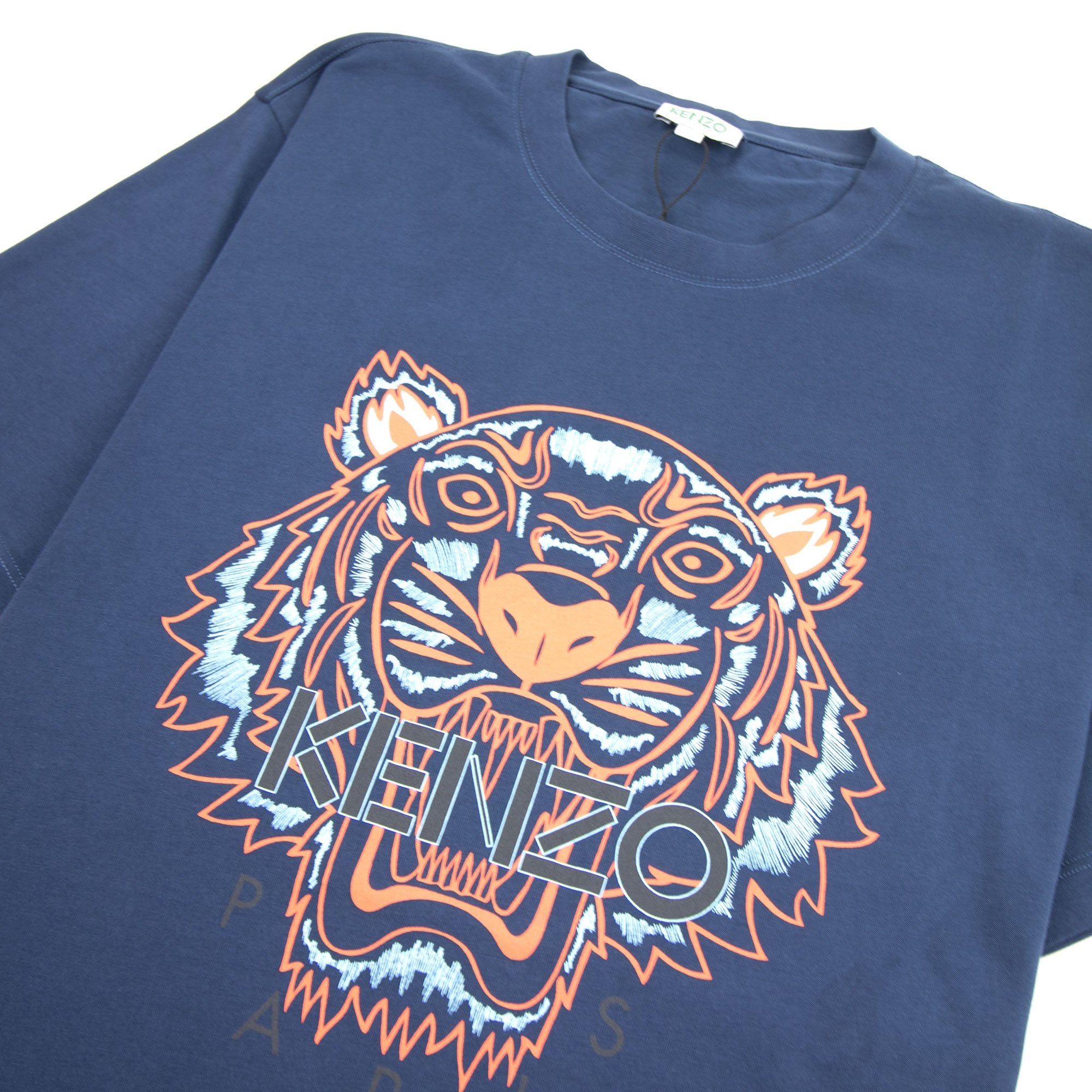 Kenzo Tiger T-shirt Navy/Orange