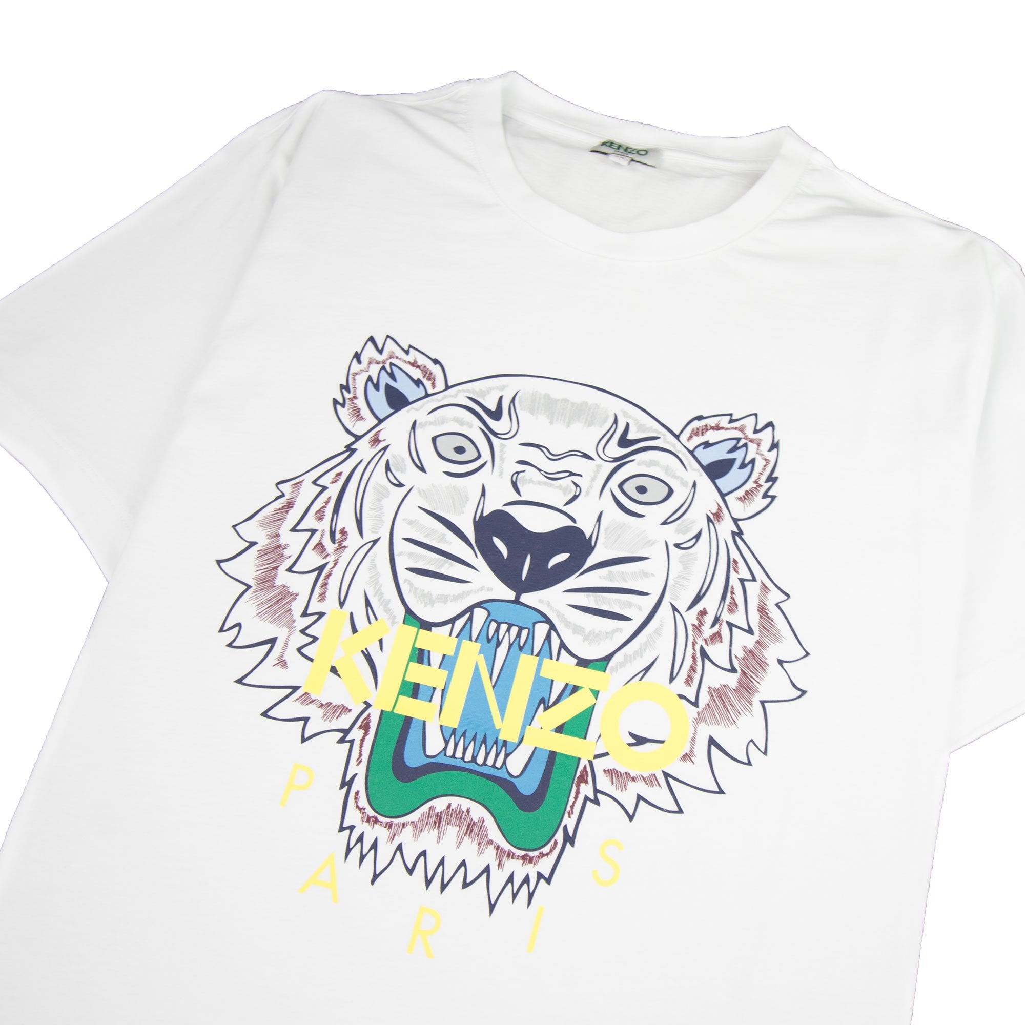 Kenzo Tiger T-shirt White/yellow