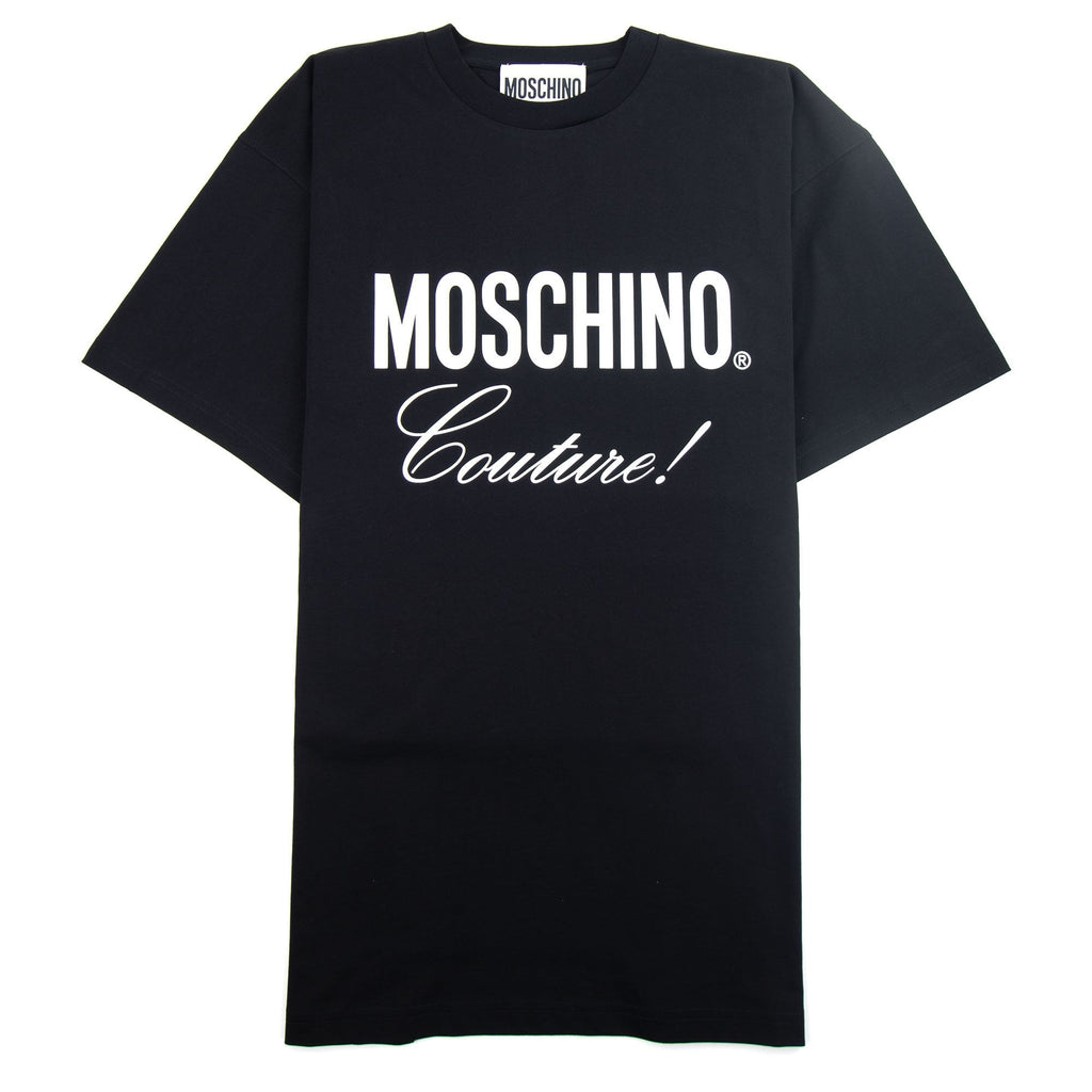 Moschino Couture Script Logo T-shirt Black