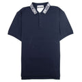 Moschino Couture Mmxix Embroidered Collar Polo Navy
